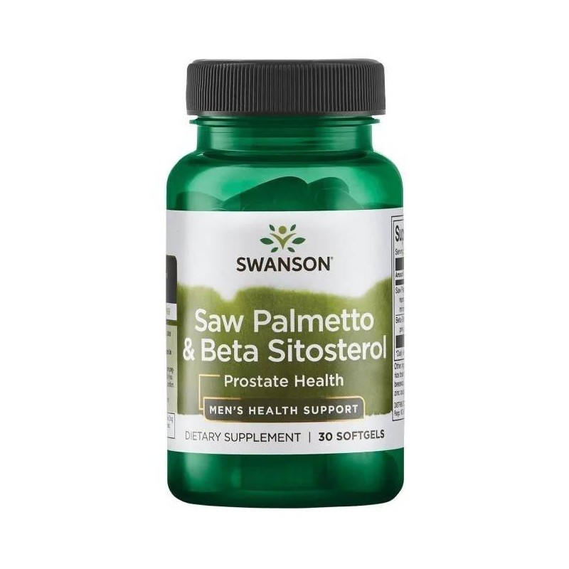 SWANSON Saw Palmetto & Beta-Sitosterol (30 kaps.)