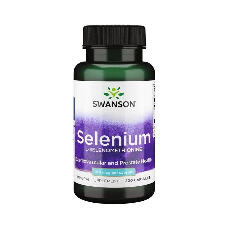 SWANSON Selenium L-Selenomethionine 100 mcg (200 kaps.)
