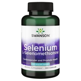 SWANSON Selenium L-Selenomethionine 100 mcg (300 kaps.)