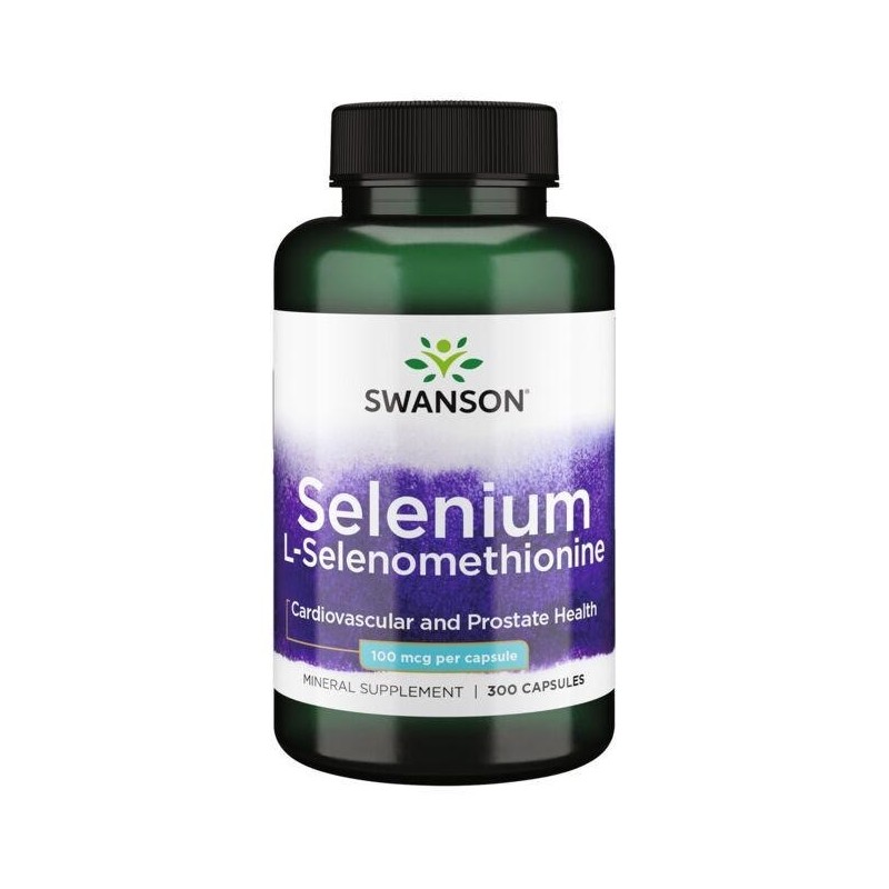 SWANSON Selenium L-Selenomethionine 100 mcg (300 kaps.)