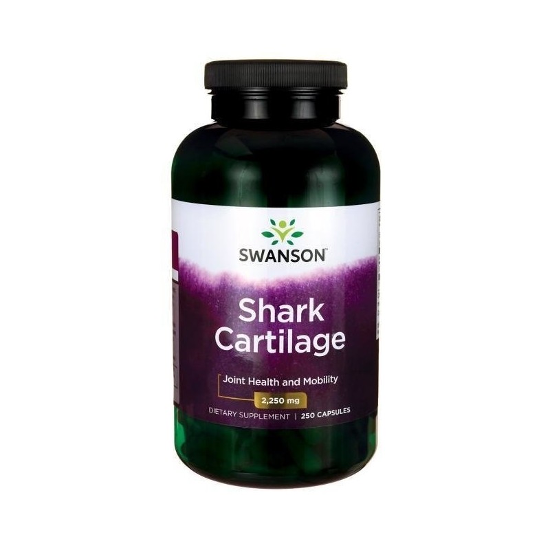 SWANSON Shark cartilage 750 mg (250 kaps.)