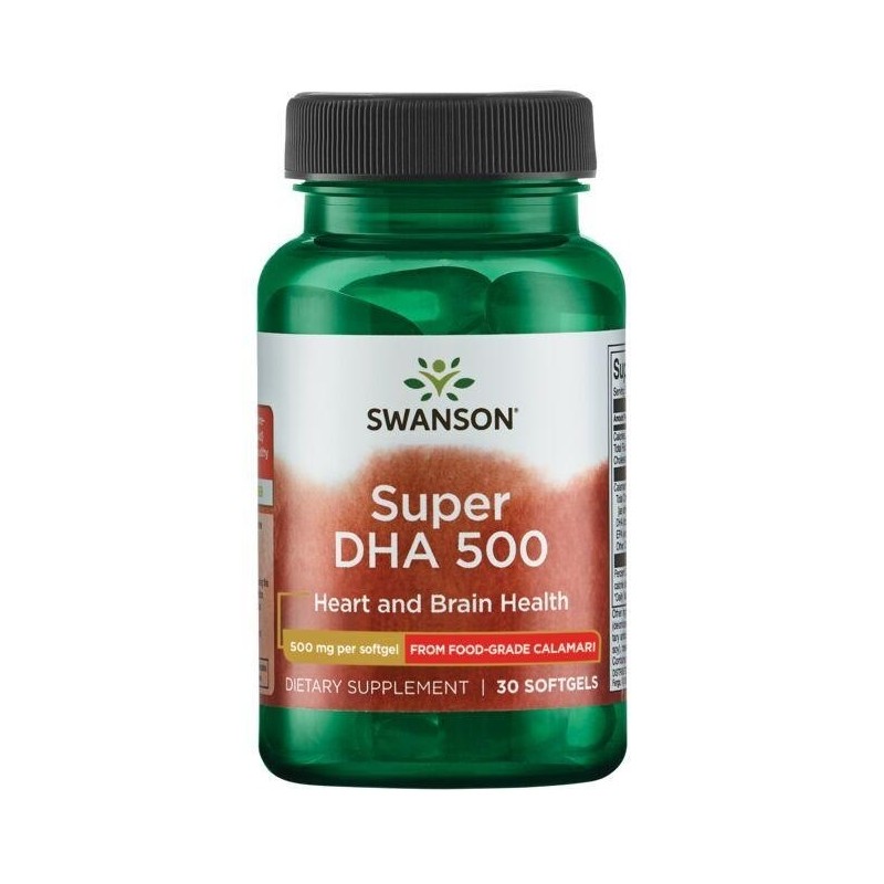 SWANSON Super DHA 500 675 mg (30 kaps.)