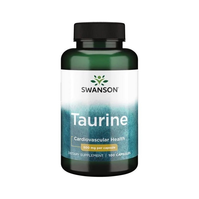 SWANSON Taurine 500 mg (100 kaps.)