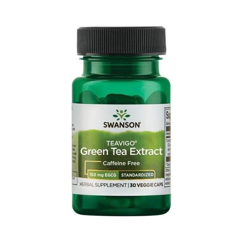 SWANSON TEAVIGO Green Tea Extract Caffeine Free (30 kaps.)