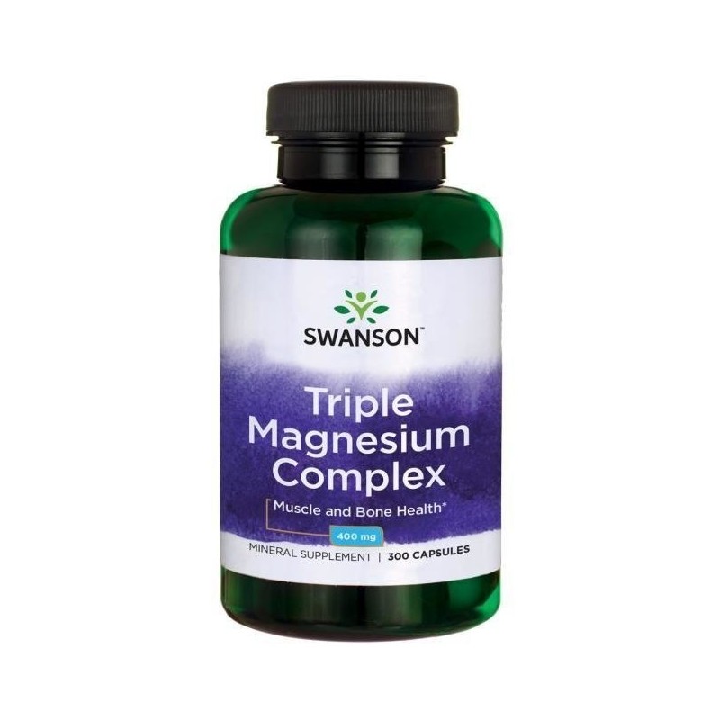 SWANSON Triple Magnesium Complex (300 kaps.)