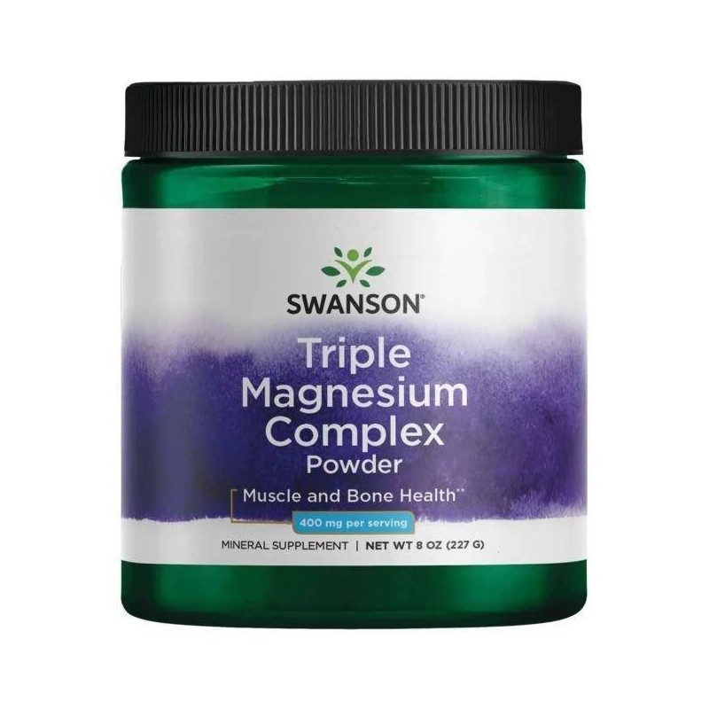 SWANSON Triple Magnesium Complex w proszku (227 g)