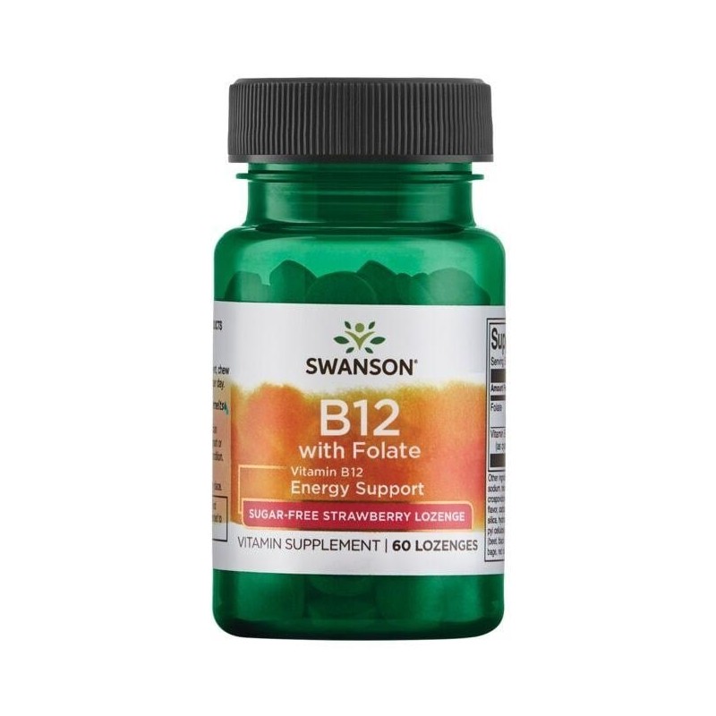 SWANSON Vitamin B12 with Folate (60 tabl.)