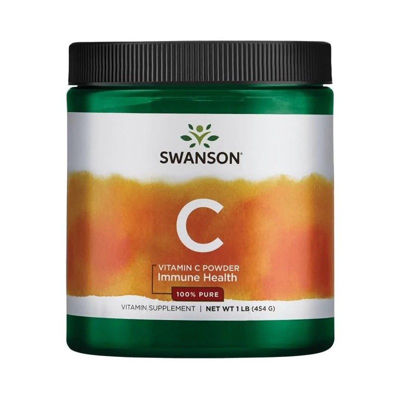 SWANSON Vitamin C Powder - 100% Pure (454 g)