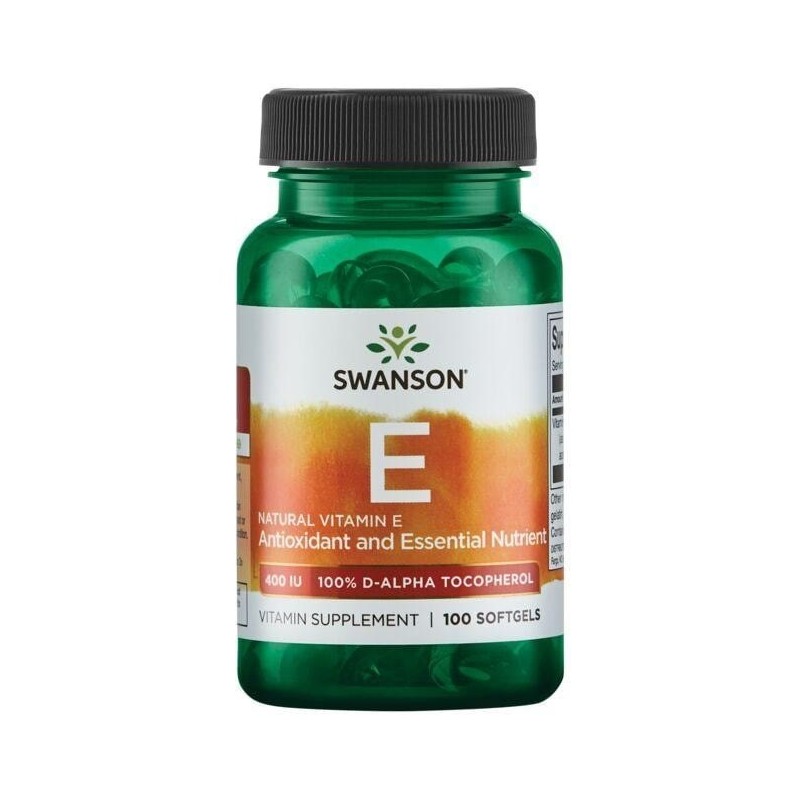 SWANSON Vitamin E 400 IU (100 kaps.)