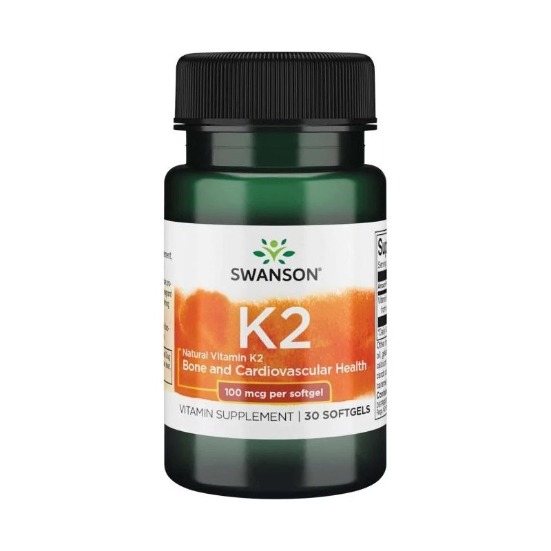 SWANSON Vitamin K2 Natural 100 mcg (30 kaps.)