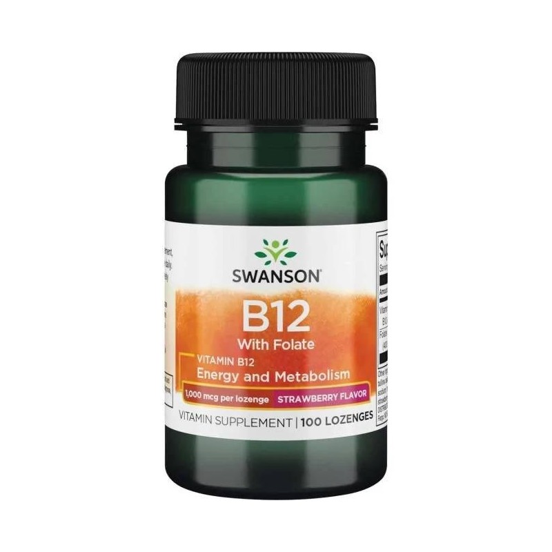 SWANSON Witamina B12 1000 mcg (100 tabl. do ssania)