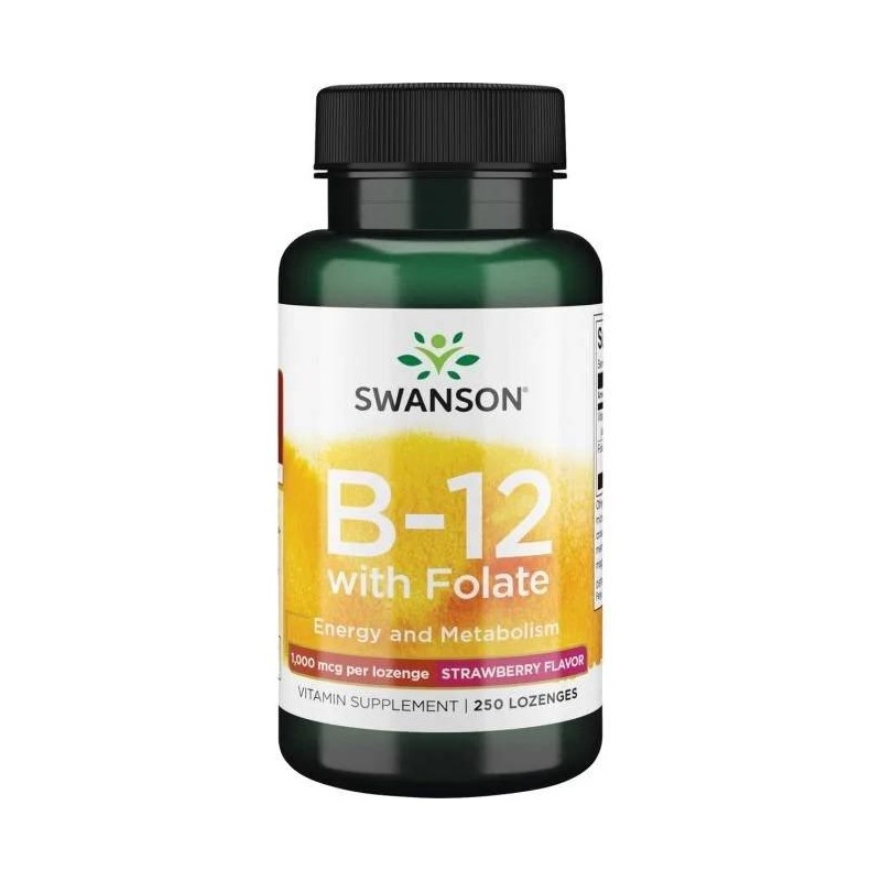 SWANSON Witamina B12 1000 mcg (250 tabl. do ssania)