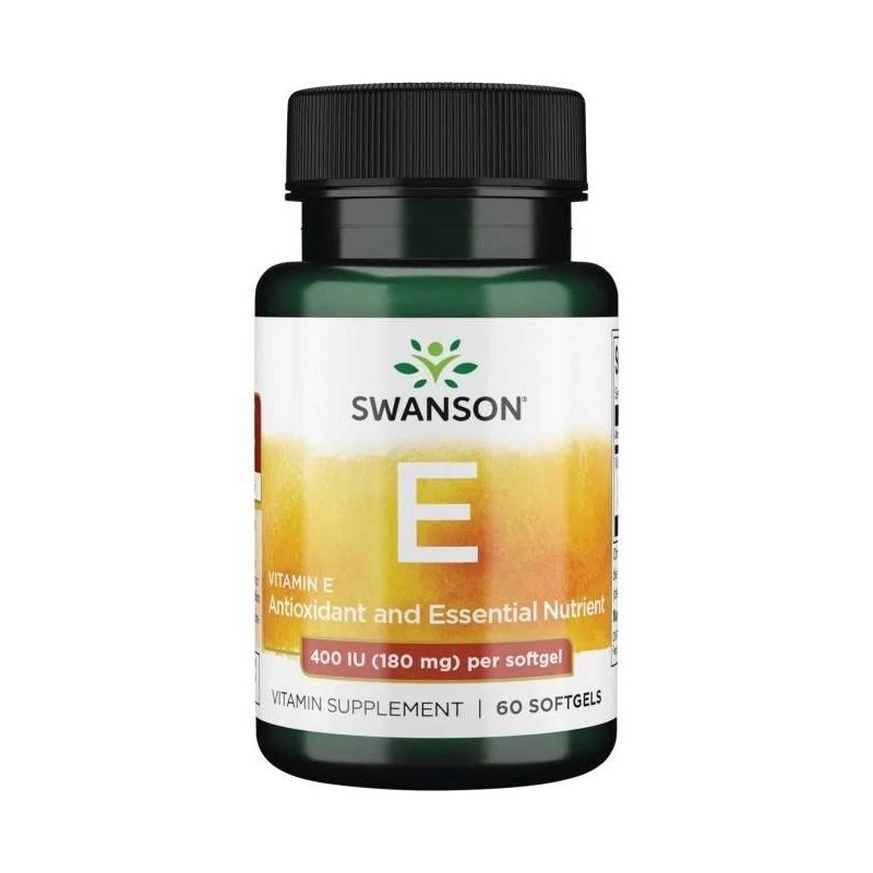 SWANSON Witamina E 400 IU (60 kaps.)