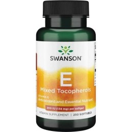 SWANSON Witamina E mieszanka 200 IU (250 kaps.)