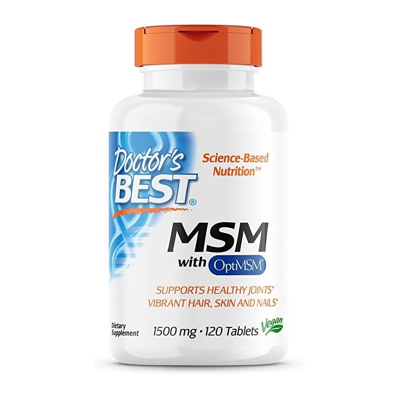 DOCTOR'S BEST MSM with OptiMSM (120 tabl.)