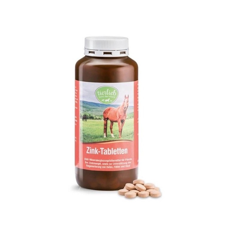 TIERLIEB Cynk organiczny dla konia (500 tabl.)