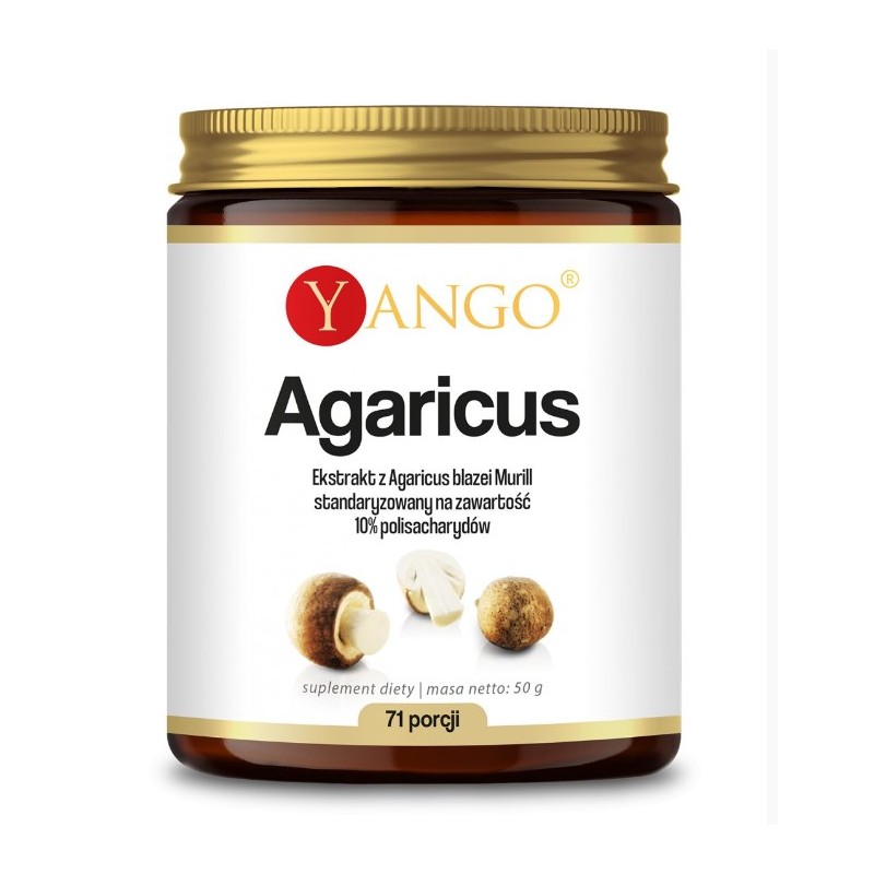 YANGO Agaricus  - ekstrakt 10% polisacharydów (50 g)