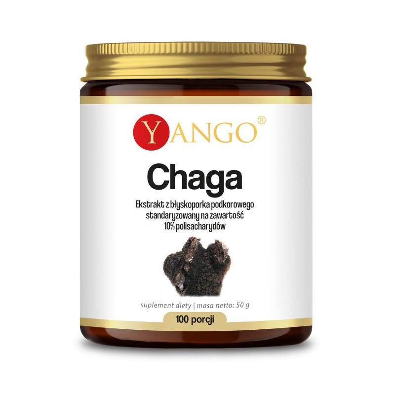 YANGO Chaga - ekstrakt 10% polisacharydów (50 g)