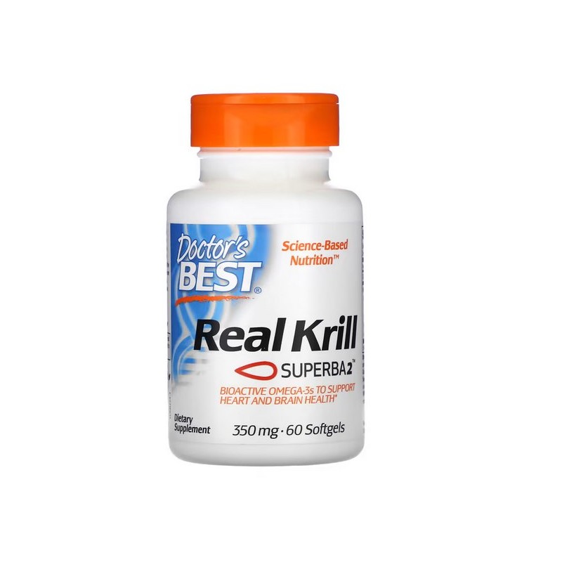 DOCTOR'S BEST Olej z Kryla - Real Krill (60 kaps.)