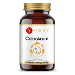 YANGO Colostrum - 40% IgG (90 kaps.)