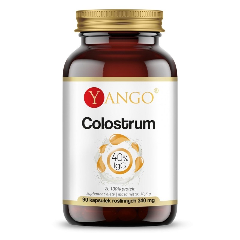 YANGO Colostrum - 40% IgG (90 kaps.)