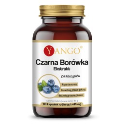 YANGO Czarna borówka - ekstrakt (100 kaps.)