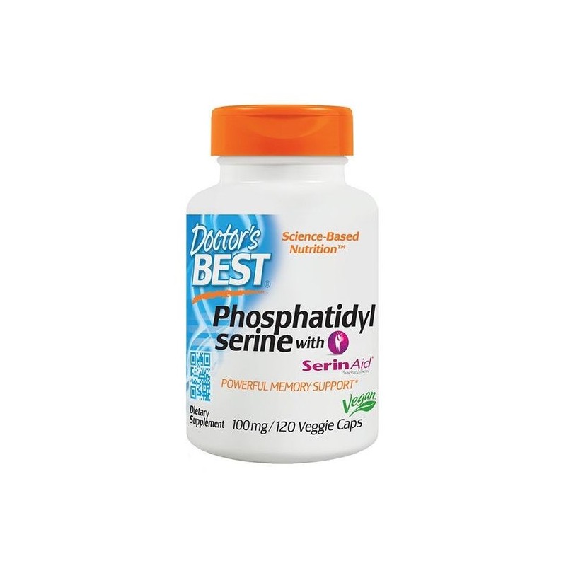 DOCTOR'S BEST Phosphatidyl Serine - Fosfatydyloseryna 100 mg (120 kaps.)