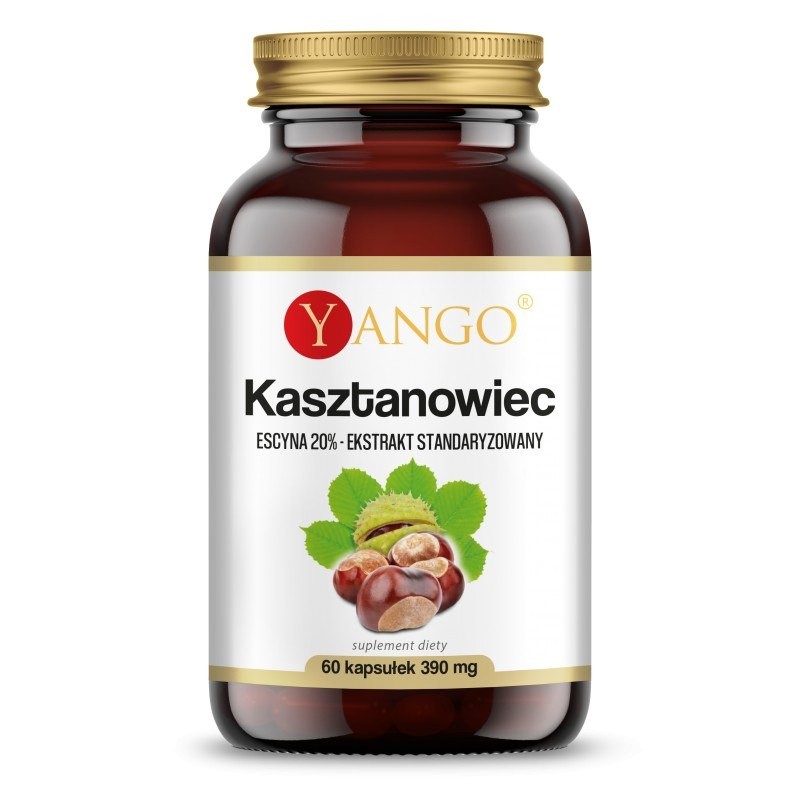 YANGO Kasztanowiec - 20% escyny (60 kaps.)