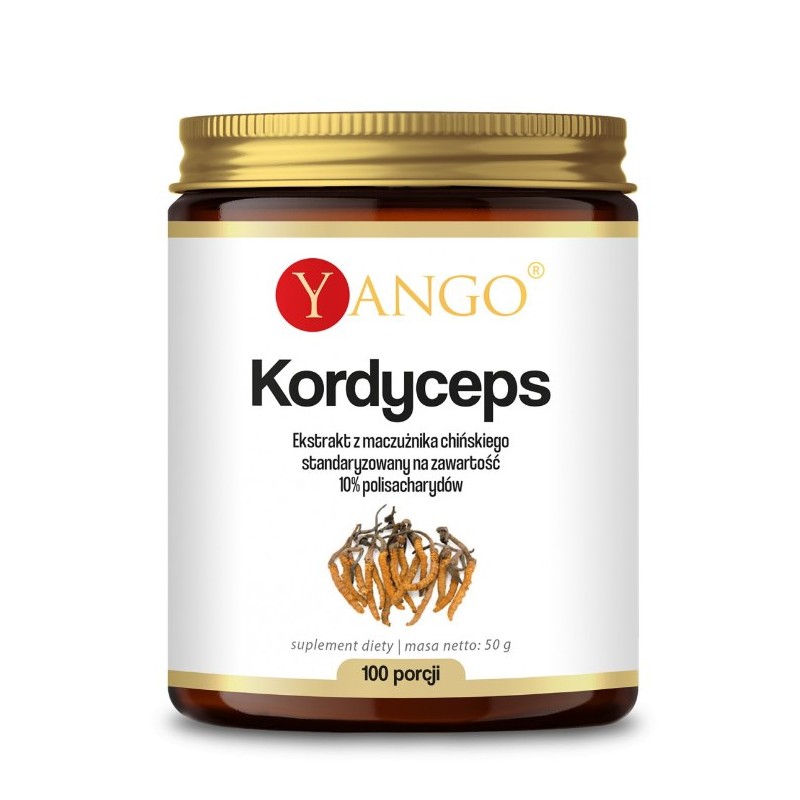 YANGO Kordyceps - ekstrakt 10% polisacharydów (50 g)