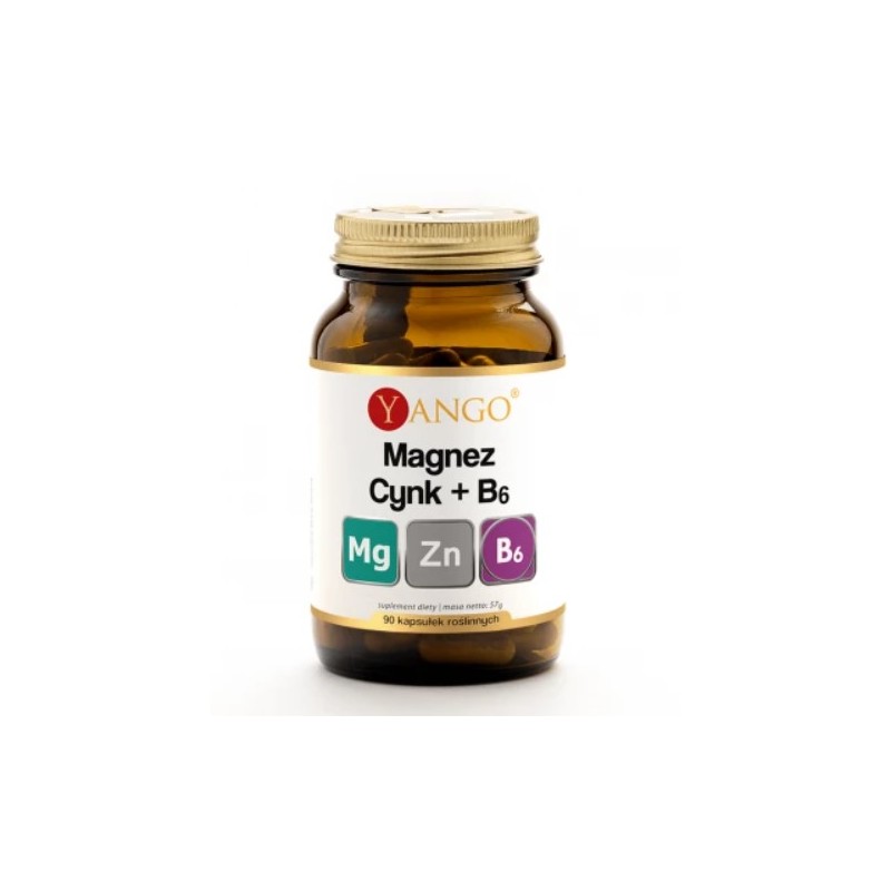 YANGO Magnez + Cynk + Witamina B6 (90 kaps.)