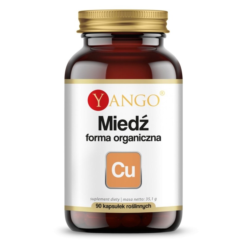 YANGO Miedź - Forma organiczna (90 kaps.)