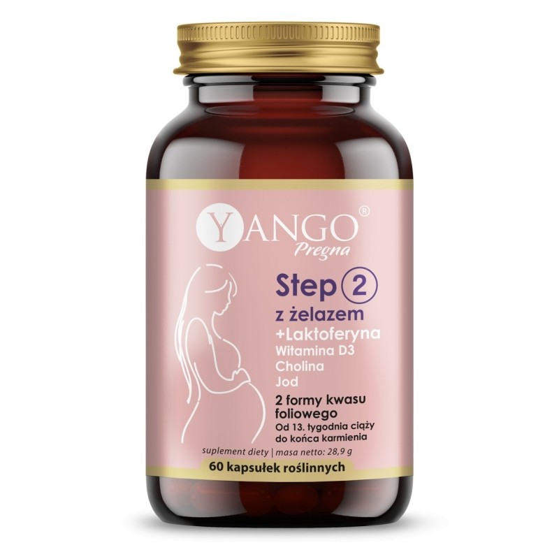 YANGO Step 2 + żelazo Pregna (60 kaps.)