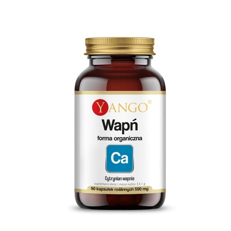YANGO Wapń - cytrynian wapnia (90 kaps.)