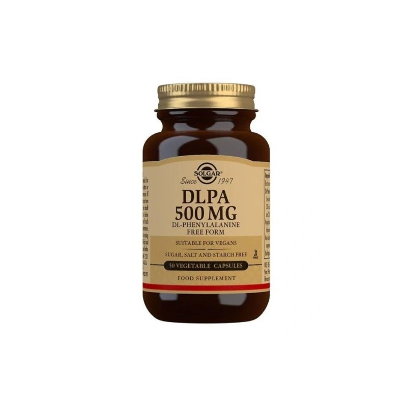 SOLGAR DLPA (Fenyloalanina) 500 mg (50 kaps.)