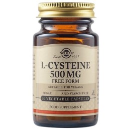SOLGAR L-Cysteina 500 mg (30 kaps.)