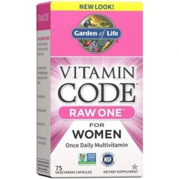 GARDEN OF LIFE Vitamin Code RAW One for Women - dla Kobiet (75 kaps.)