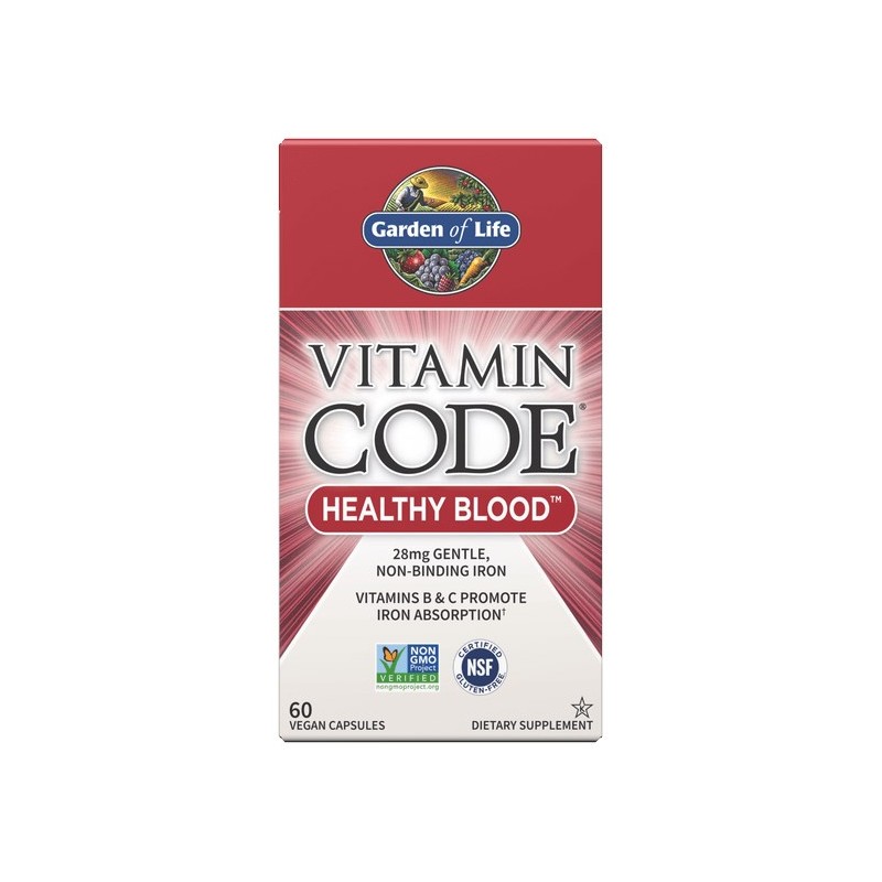 GARDEN OF LIFE Vitamin Code RAW Healthy Blood - Zdrowa krew (60 kaps.)