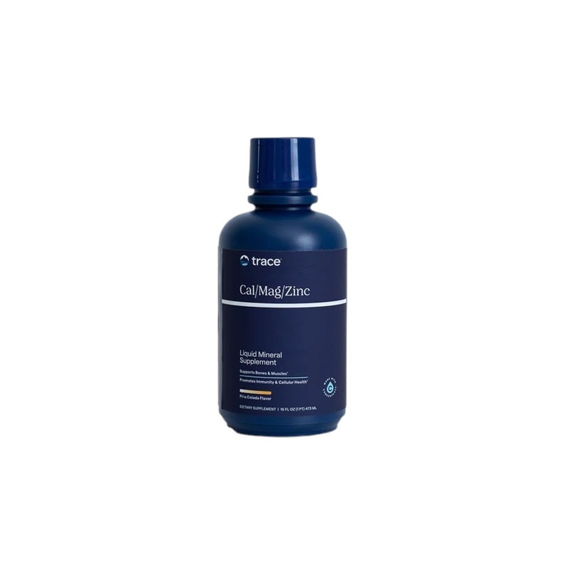 TRACE MINERALS Liquid Cal/Mag/Zinc - smak pina colada (473 ml)