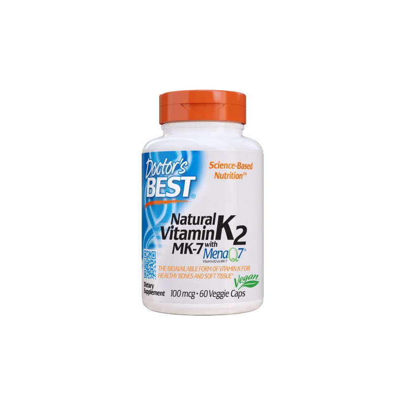 DOCTOR'S BEST Witamina K2 MK7 100 mcg (60 kaps.)