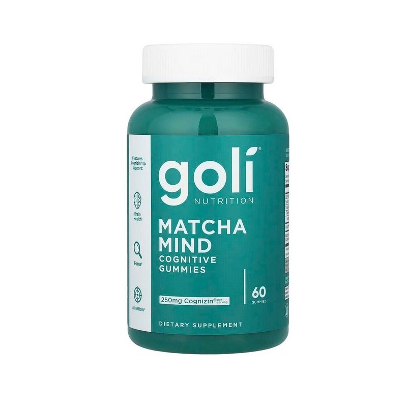 GOLI NUTRITION Matcha Mind - Cytykolina + Matcha (60 żelek)