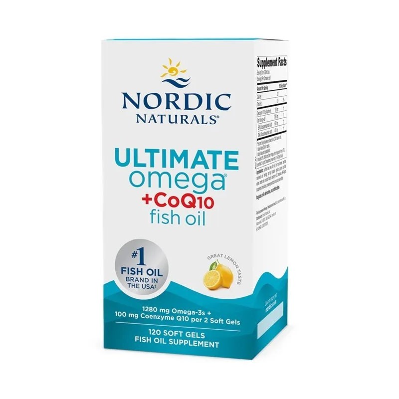 NORDIC NATURALS Ultimate Omega + CoQ10 1280 mg (120 kaps.)