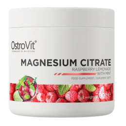 OSTROVIT Cytrynian magnezu - lemoniada malinowa z miętą (200 g)