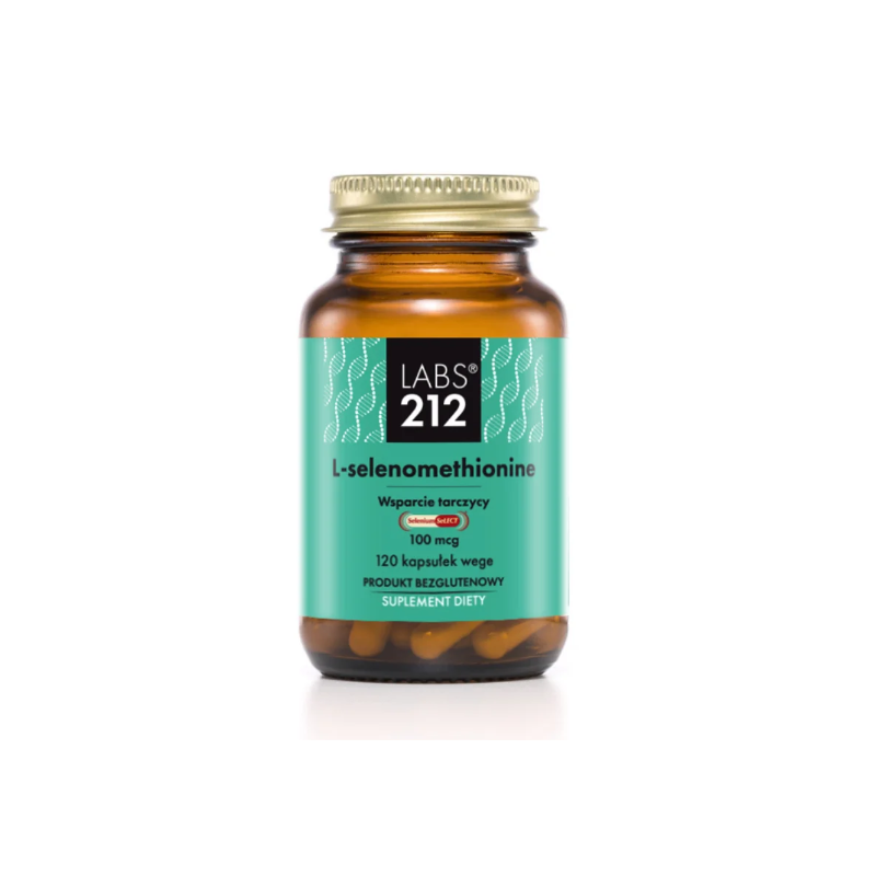 LABS212 L-Selenomethionine Selenium SeLECT - L-selenometionina (120 kaps.)