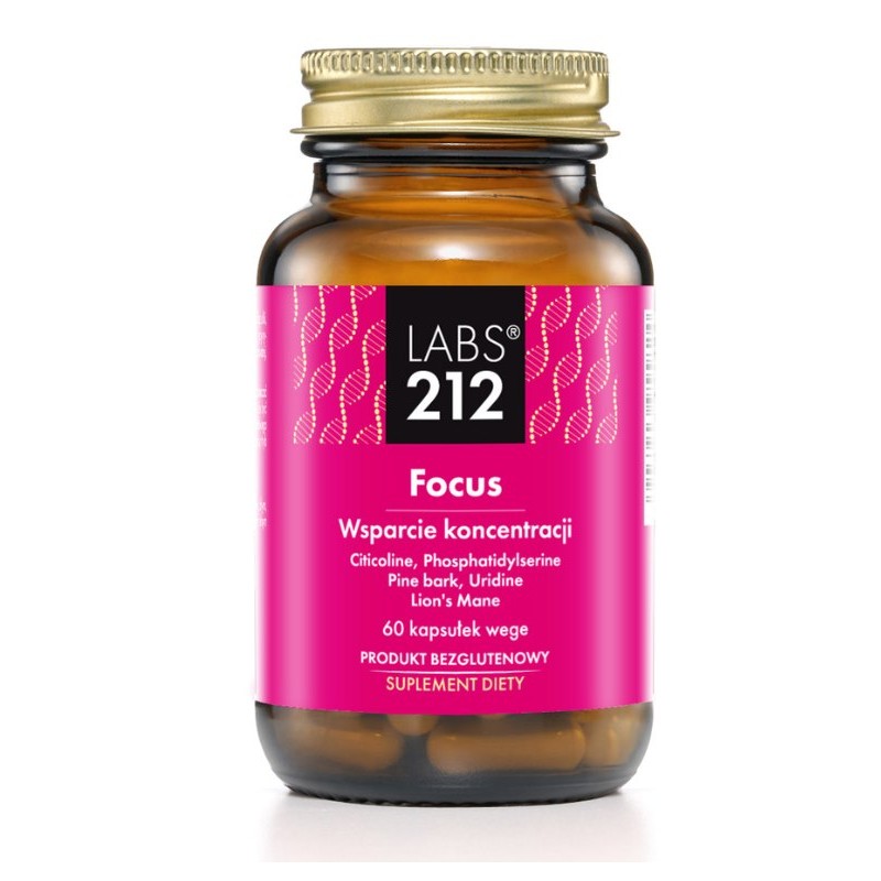 LABS212 Focus - Wsparcie koncentracji (60 kaps.)