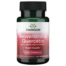 SWANSON Resveratrol + Kwercetyna (30 kaps.)