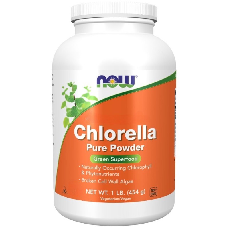 NOW FOODS Chlorella Powder - Chlorella Proszek (454 g)