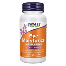 NOW FOODS Eye Moisturize with MaquiBright - Nawilżacz Oczu z MaquiBright (60 kaps.)