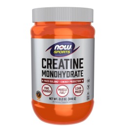NOW FOODS Creatine Monohydrate Powder - Monohydrat Kreatyny Proszek (600 g)