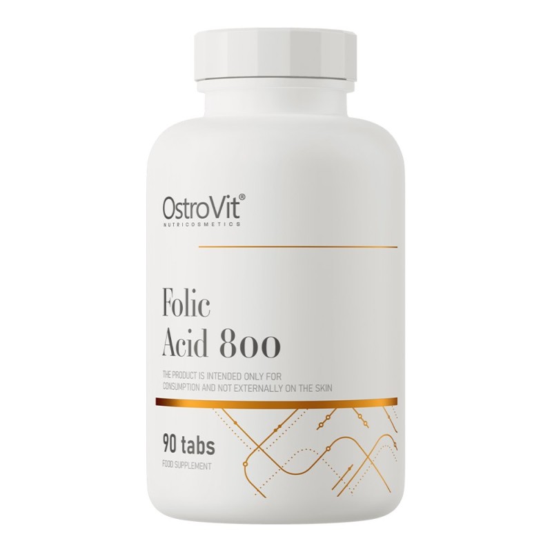 OSTROVIT Folic Acid 800 - Kwas Foliowy (90 tabl.)