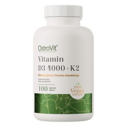 OSTROVIT Witamina D3 4000 IU + K2 VEGE (100 tabl.)